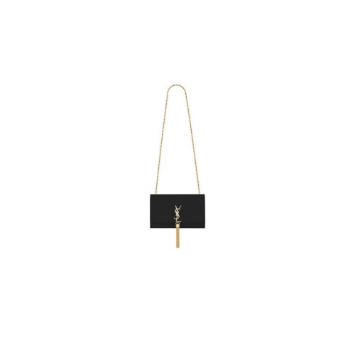 YSL kate medium tassel in grain de poudre embossed leather