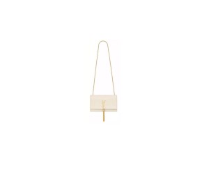 YSL kate medium tassel in grain de poudre embossed leather