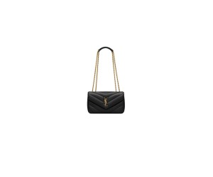 YSL LOULOU small in MATELASSE lambskin