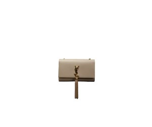 YSL kate medium tassel in grain de poudre embossed leather