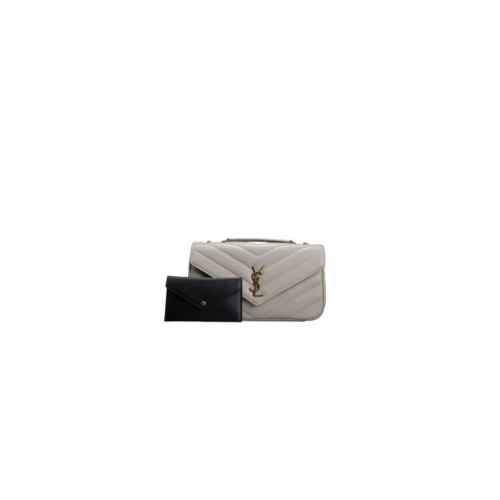 YSL LOULOU medium in MATELASSE lambskin