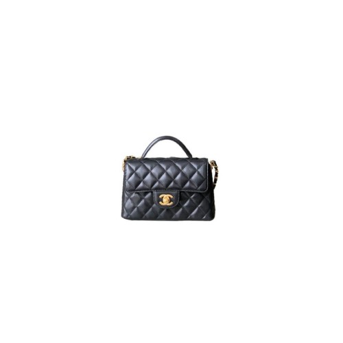 CHANEL Small Flap Bag with Top Handle(HIGH-END GRADE)