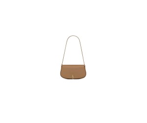 Small LE 5 À 7 bag in soft grained leathe