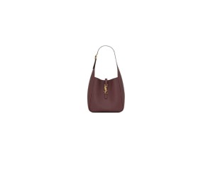Small LE 5 À 7 bag in soft grained leathe
