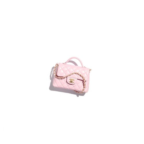CHANEL Small Flap Bag with Top Handle(HIGH-END GRADE)