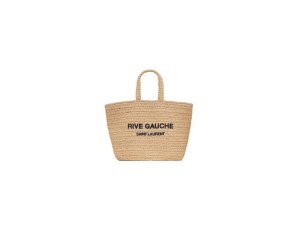 YSL RIVE GAUCHE TOTE IN RAFFIA(HIGH-END GRADE)
