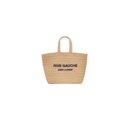 YSL RIVE GAUCHE TOTE IN RAFFIA(HIGH-END GRADE)
