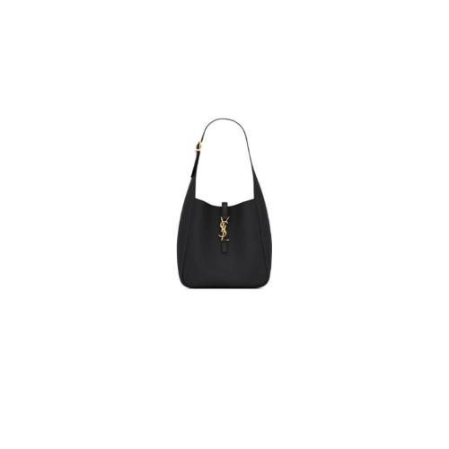 Small LE 5 À 7 bag in soft grained leathe