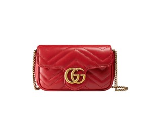 GG Marmont matelasse leather super mini bag