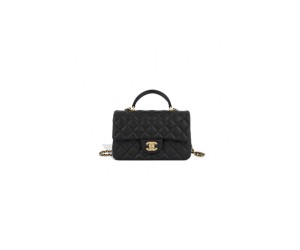 Chanel Mini Flap with Top Handle(HIGH-END GRADE)