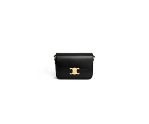 CELINE CLASSIQUE TRIOMPHE BAG IN SHINY CALFSKIN(high-end grade)