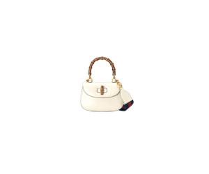 GUCCI BAMBOO 1947 JUMBO GG SMALL TOP HANDLE BAG