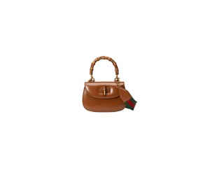 GUCCI BAMBOO 1947 JUMBO GG SMALL TOP HANDLE BAG