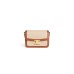 CELINE CLASSIQUE TRIOMPHE BAG IN TRIOMPHE CANVAS AND CALFSKIN