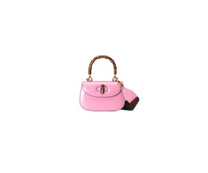GUCCI BAMBOO 1947 JUMBO GG SMALL TOP HANDLE BAG