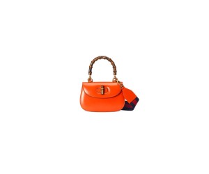 GUCCI BAMBOO 1947 JUMBO GG SMALL TOP HANDLE BAG