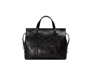 GG embossed tote bag
