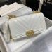 Chevron Boy Chanel Handbag