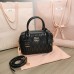 Matelasse nappa leather top-handle bag
