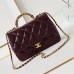 CHANEL Flap Bag with Top Handle