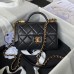 MINI FLAP BAG WITH TOP HANDLE