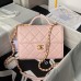 Small FLAP BAG WITH TOP HANDLE