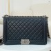 Small LE 5 À 7 bag in soft grained leathe