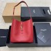 Small LE 5 À 7 bag in soft grained leather(High-end grade)