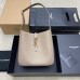 Small LE 5 À 7 bag in soft grained leather(High-end grade)