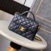 CHANEL Small Flap Bag with Top Handle(HIGH-END GRADE)