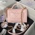MINI FLAP BAG WITH TOP HANDLE