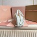 MIUMIU Medium Arcadie Leather Bag(HIGH-END GRADE)
