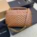 COLLEGE MEDIUM CHAIN BAG IN QUILTED LEATHER
