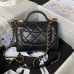 MINI FLAP BAG WITH TOP HANDLE