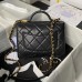 Small FLAP BAG WITH TOP HANDLEE
