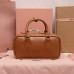 MIUMIU Medium Arcadie Leather Bag(HIGH-END GRADE)