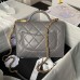 Small FLAP BAG WITH TOP HANDLE