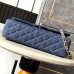 CHANEL Suede Classic Double Flap Handbag(HIGH-END GRADE)