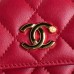 CHANEL Flap Phone Holder with Chain(HIGH-END GRADE)