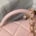 Small FLAP BAG WITH TOP HANDLE