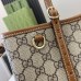 GG Emblem small tote bag