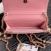 CHANEL Flap Phone Holder with Chain(HIGH-END GRADE)